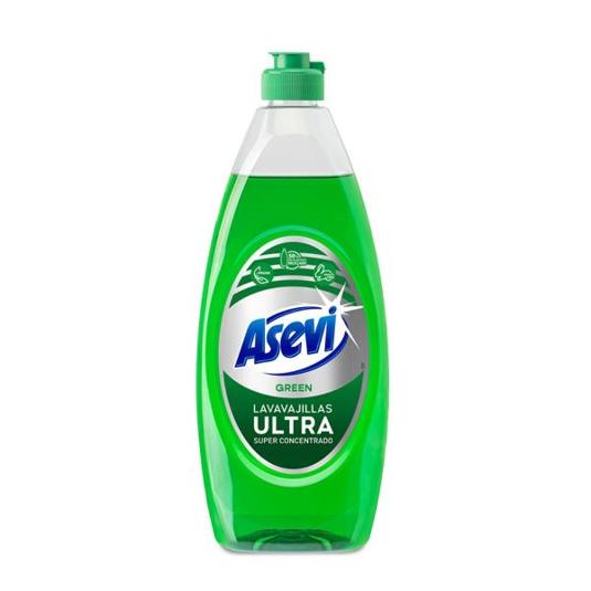 LAVAVAJILLAS CONCEN.ULTRA GREEN ASEVI BTLLA 650 ML