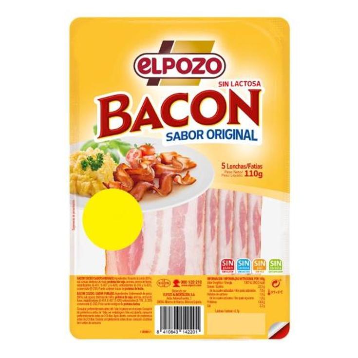 BACON LONCHAS ELPOZO PQTE 110 GR