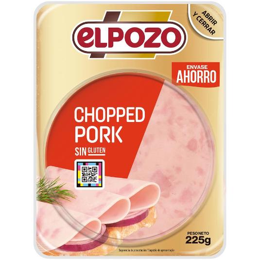 CHOPPED PORK LONCHAS ELPOZO PQTE 225 GR