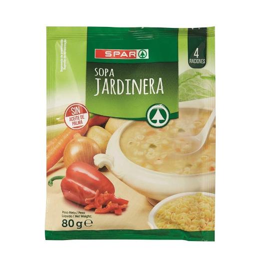 SOPA JARDINERA SPAR SOBRE 80 GR