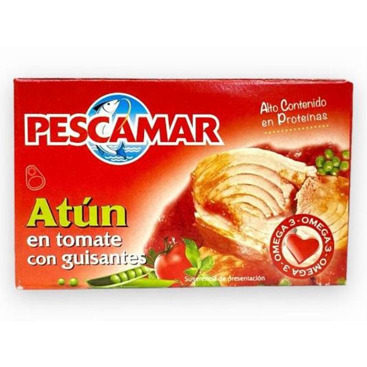 ATUN TOMATE GUISANTES PESCAMAR LATA 72 GR