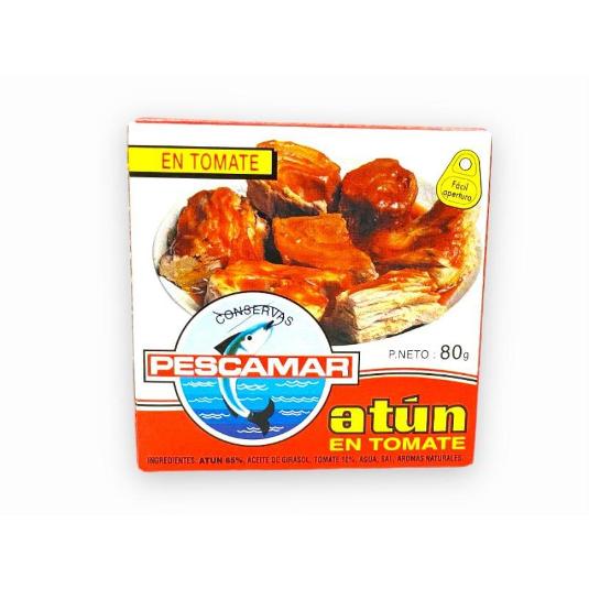 ATUN TOMATE PESCAMAR LATA 52 GR