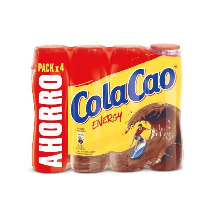 BATIDO CHOCOLATE ENERGY 4X188 COLA CAO PACK 564 ML
