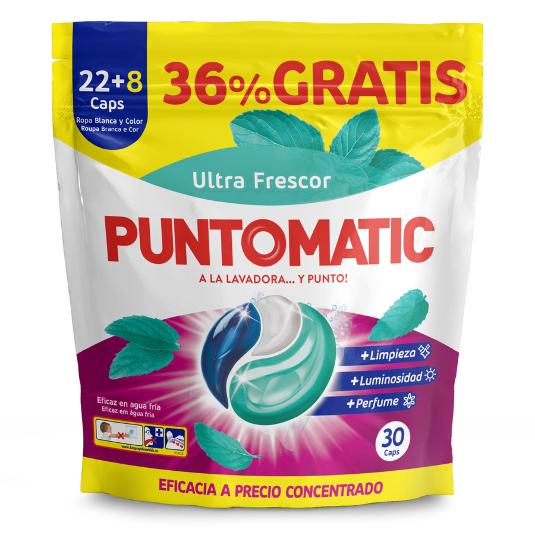 DETERGENT.CAPS ULTRA FRESC.22+8 PUNTOMATIC TRRINA 30 LA