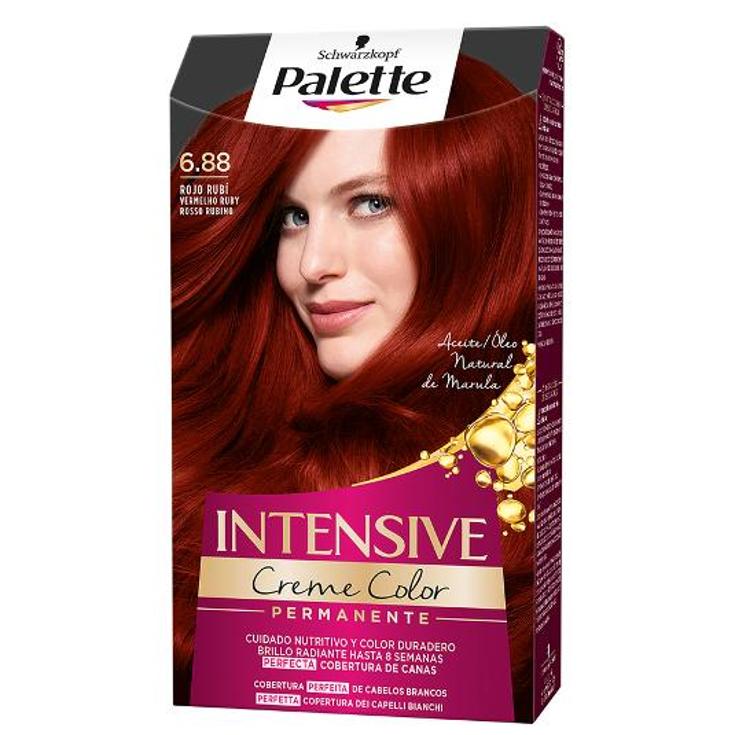 TINTE CABELLO ROJO RUBI Nº 6,88 PALETTE INTE CAJA 1 UD