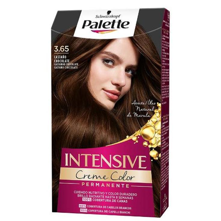 TINTE CABELLO CASTAÑO ME.Nº3,65 PALETTE INTE CAJA 1 UD