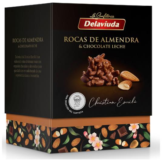 ROCAS DE ALMENDRA CON CHOCOLATE DELAVIUDA CAJA 100 GR