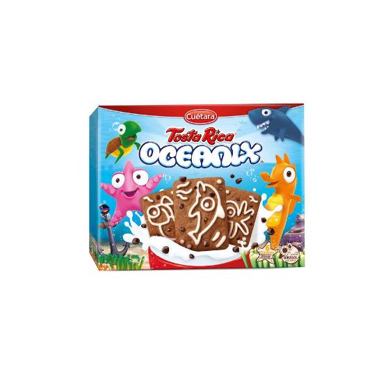 GALLETAS TOSTA RICA OCEANIX CUETARA PQTE 400 GR