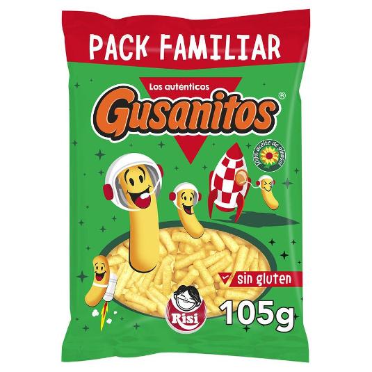 APERTIVOS GUSANITOS RISI BOLSA 105 GR