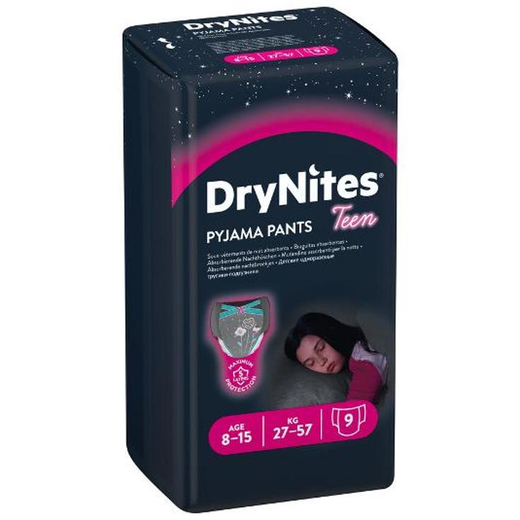 BRAGUITAS NOCHE NIÑA 8-15 AÑOS DRYNITES PQTE 9 UD
