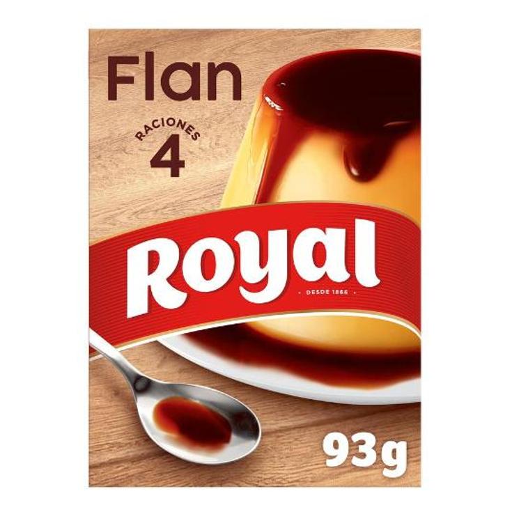 PREPARADO PARA FLAN (4 RACIONES ROYAL PQTE 93 GR