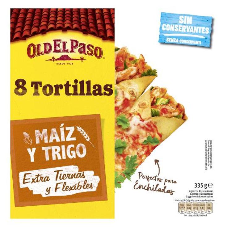 TORTILLA MAIZ OLD EL PASO PQTE 300 GR