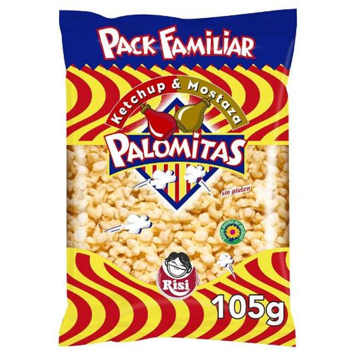 PALOMITAS KETCHUP MOSTAZA RISI BOLSA 105 GR