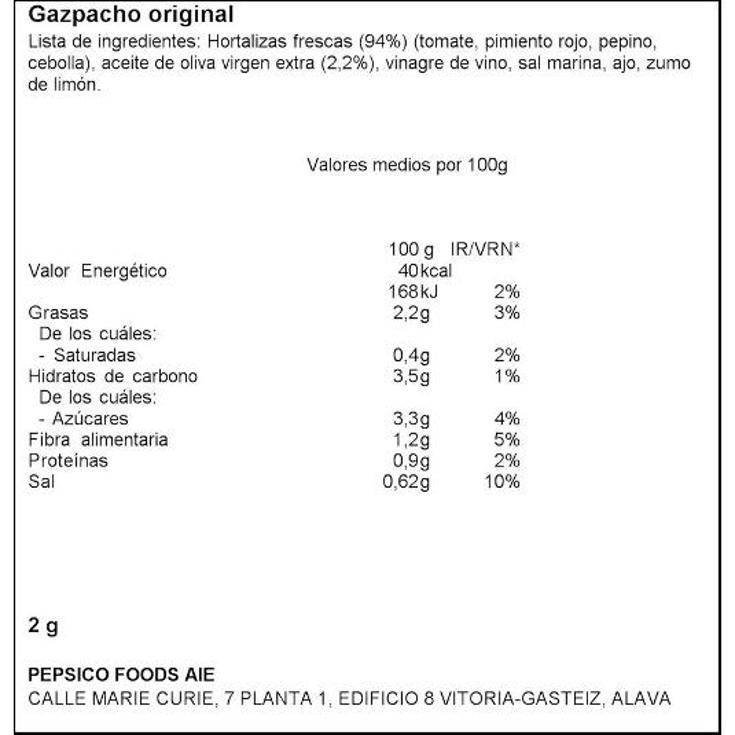 GAZPACHO DUPLO ALVALLE PACK 2 LT