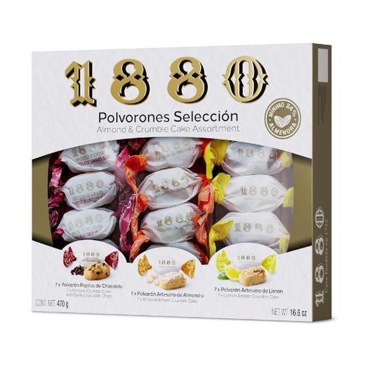 POLVORONES SELECCION 1880 CAJA 470 GR