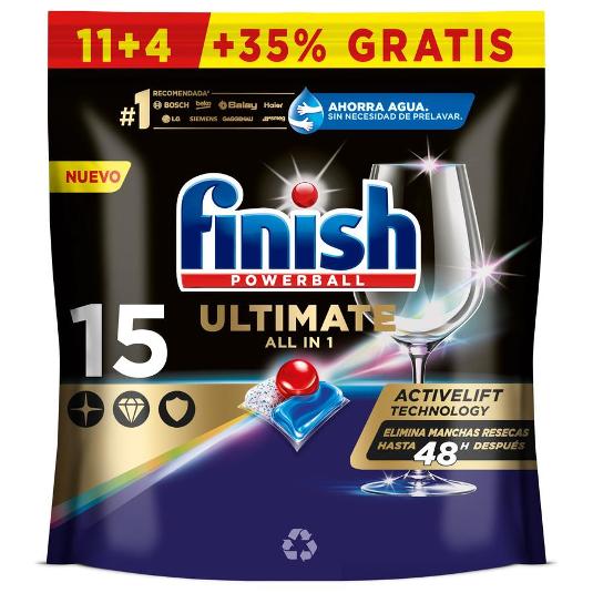 DETER.LAV. ULTIMATE PLUS 15+18 FINISH PQTE 33 LA