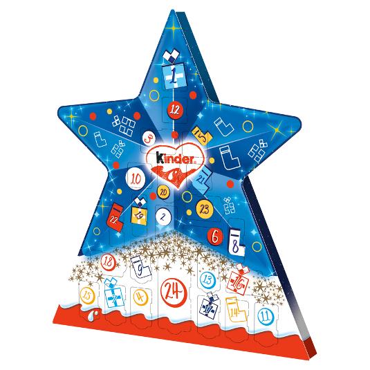 CALENDARIO ADVIENTO ESTRELLA KINDER UNIDAD 149 GR