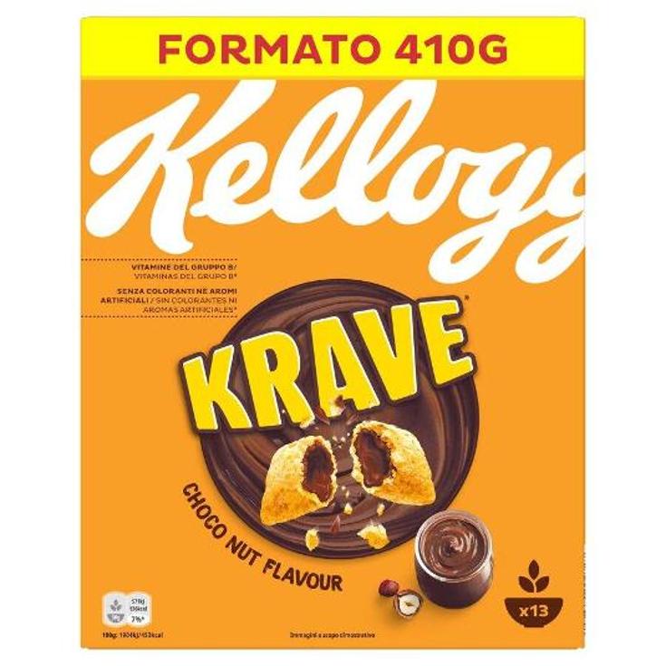 CEREALES KRAVE CHOCO NUT KELLOGG PQTE 410 GR