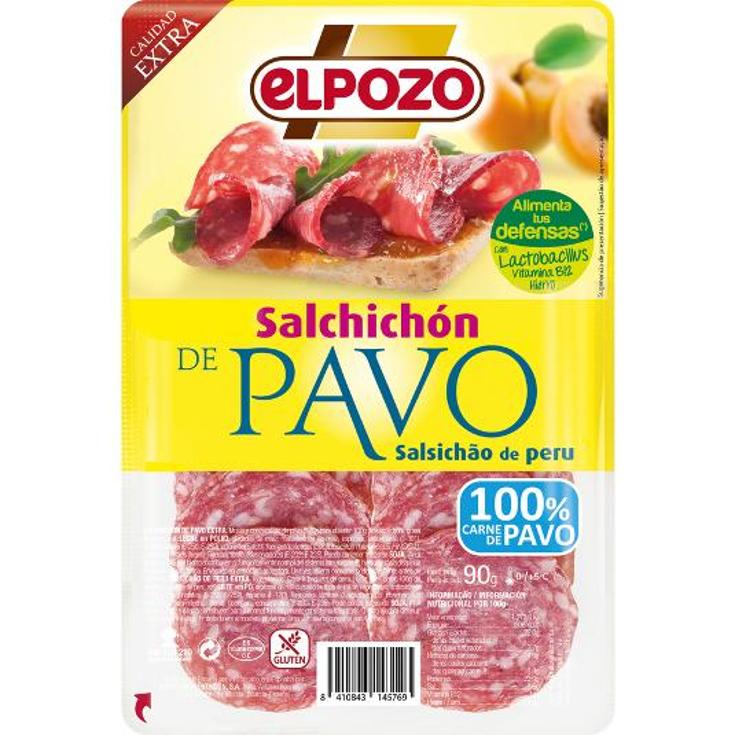 SALCHICHON PAVO LONCHAS ELPOZO PQTE 90 GR