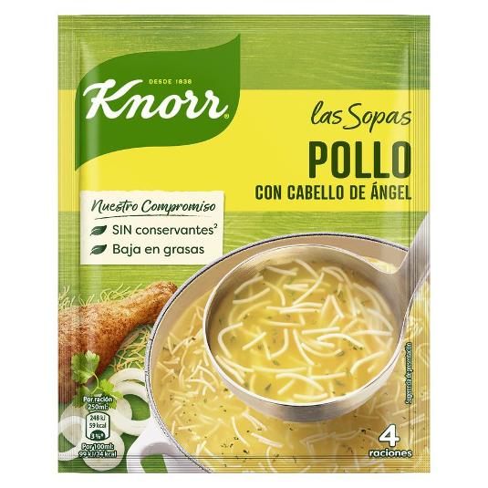 SOPA POLLO CABELLO ANGEL KNORR SOBRE 71 GR