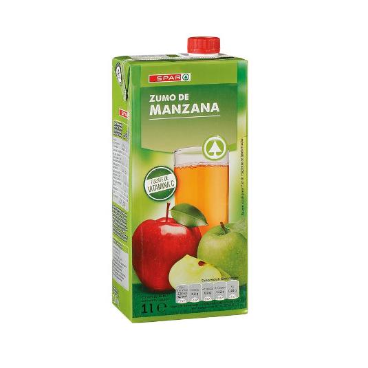 ZUMO MANZANA SPAR BRIK 1 LT