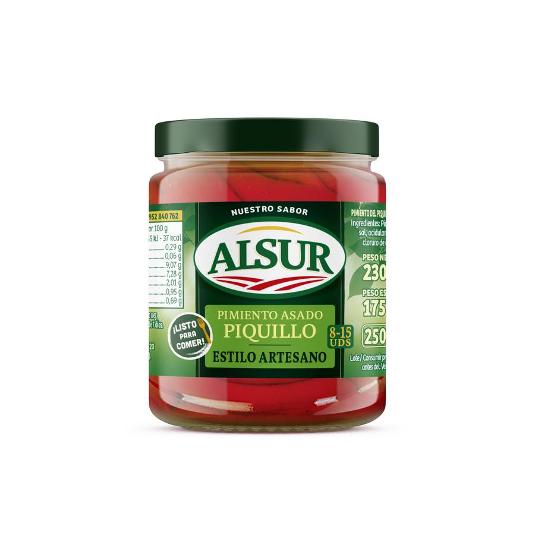 PIMIENTO PIQUILLO ENTERO ARTES. ALSUR FRASCO 175 GR