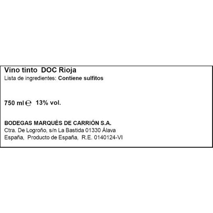 VINO TINTO RIOJA COSECHA 13º ANTAÑO BTLLA 75 CL