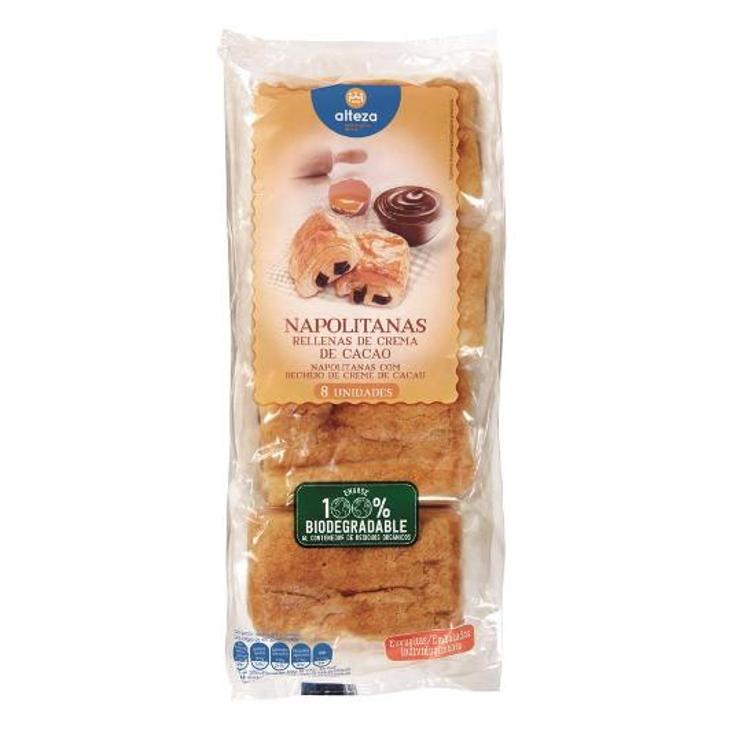 NAPOLITANA RELLENA CHOCOLATE SPAR BOLSA 320 GR