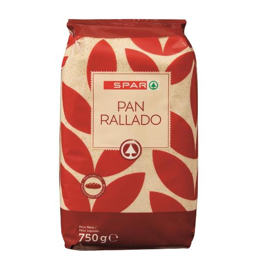 PAN RALLADO SPAR PQTE 750 GR