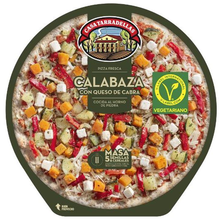 PIZZA FRESCA CALABAZA Q/CABRA TARRADELLAS UNIDAD 410 GR