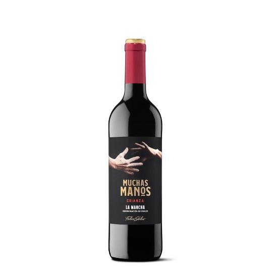 VINO TINTO MANCHA CRIANZA 13º MUCHAS MANOS BTLLA 75 CL