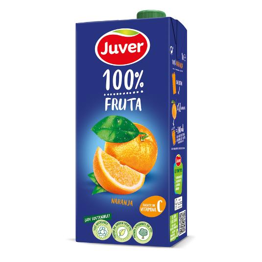 ZUMO 100% NARANJA JUVER BRIK 1 LT