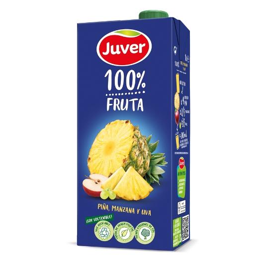 ZUMO PIÑA UVA JUVER BRIK 1 LT