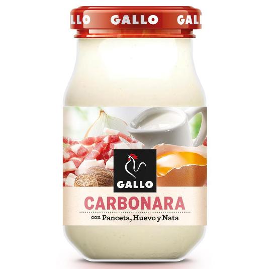 SALSA CARBONARA GALLO FRASCO 330 GR