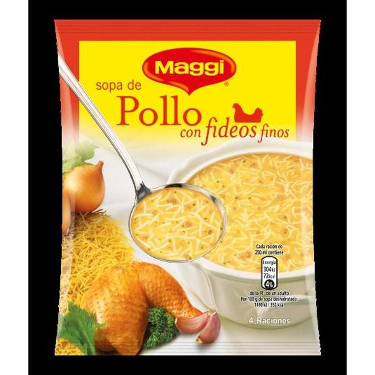 SOPA POLLO FIDEOS MAGGI SOBRE 82 GR