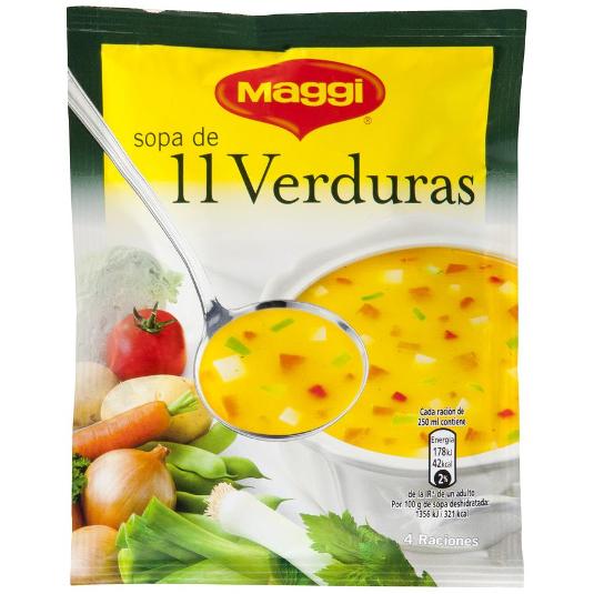 SOPA 11 VERDURAS MAGGI SOBRE 53 GR