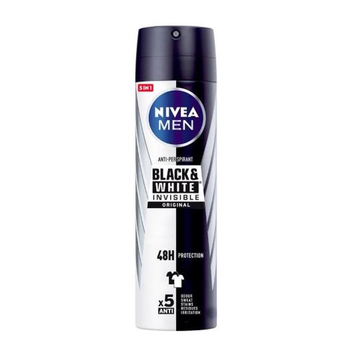 DESODORANTE INVISIBLE B W MEN P NIVEA SPRAY 200 ML