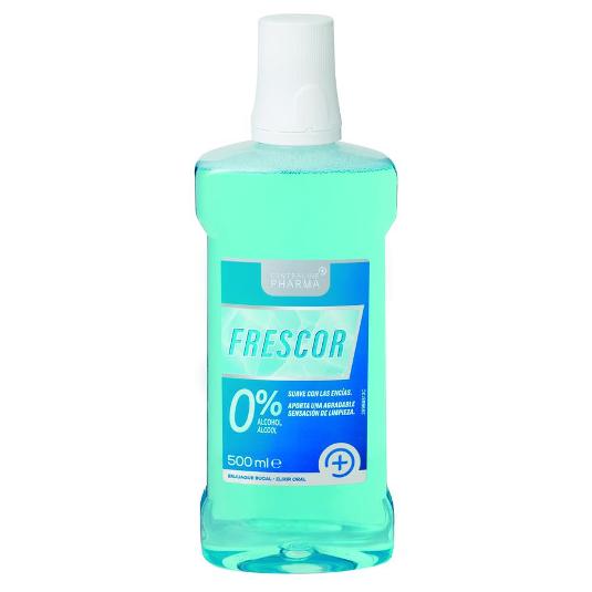 ENJUAGUE BUCAL FRESCOR 0% ALCOH CENTRA LINE BTLLA 500 ML