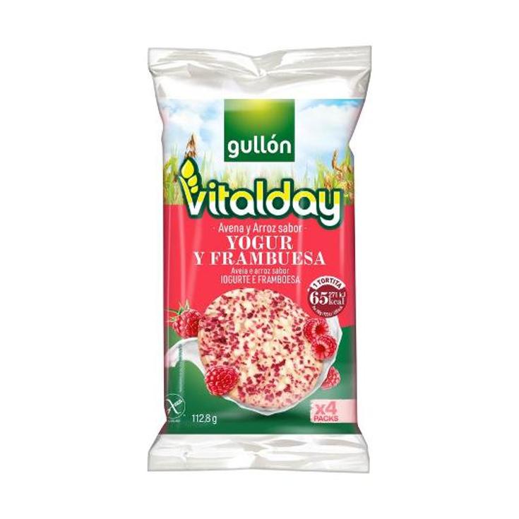 TORTITAS ARROZ-AVENA-YOGUR-FRAM VITALDAY PQTE 112 GR