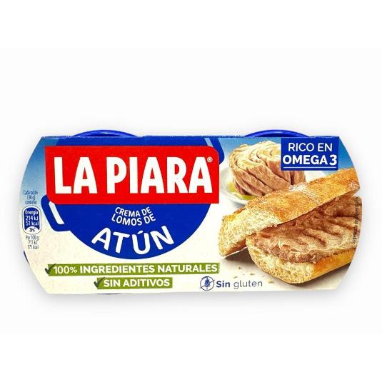 PATE ATUN ACEITE 2X75G LA PIARA PACK 150 GR