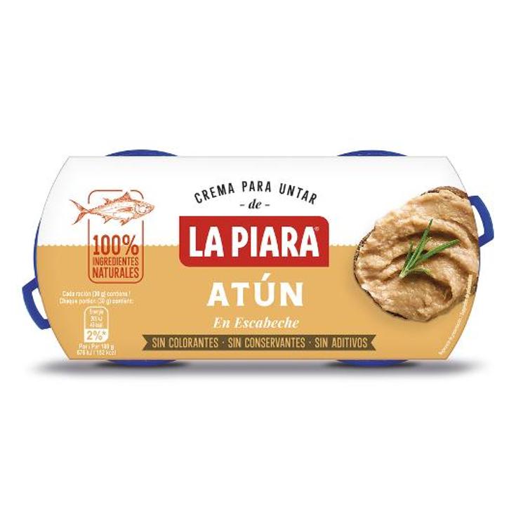 PATE ATUN ESCABECHE 2X75G LA PIARA PACK 150 GR