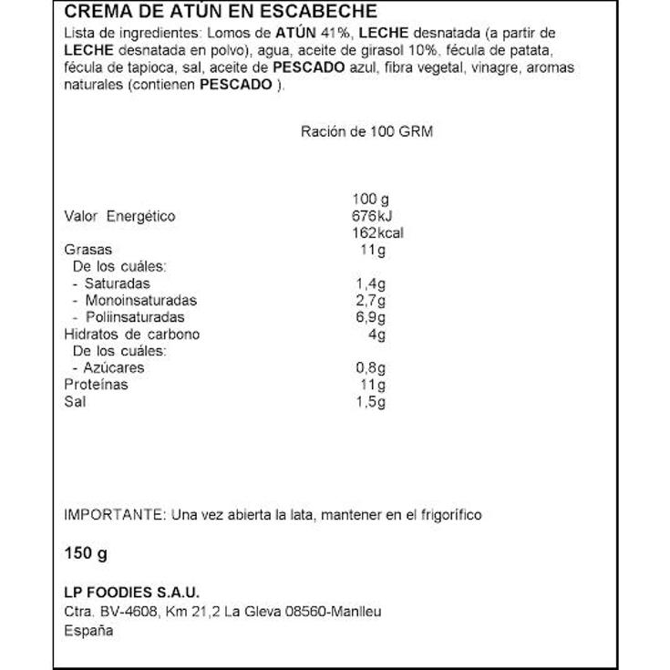 PATE ATUN ESCABECHE 2X75G LA PIARA PACK 150 GR