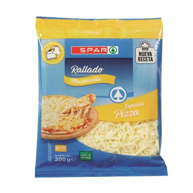 QUESO RALLADO HILO MOZZARELLA SPAR BOLSA 200 GR