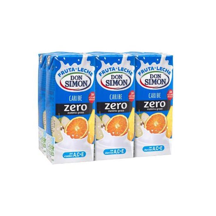 ZUMO FR.+LECHE CARIBE ZER 6X200 DON SIMON PACK 1200 GR