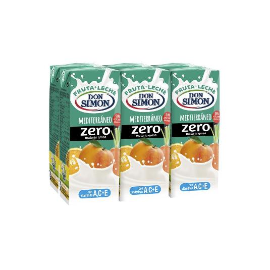 ZUMO FR.+LECHE MEDIT.ZERO 6X200 DON SIMON PACK 1200 GR