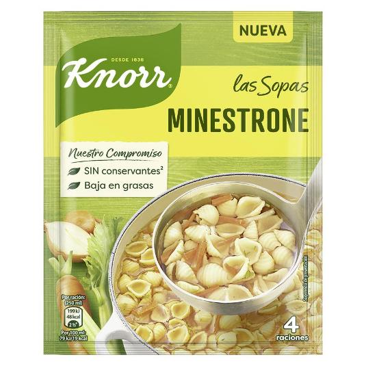 SOPA MINESTRONE KNORR SOBRE 59 GR