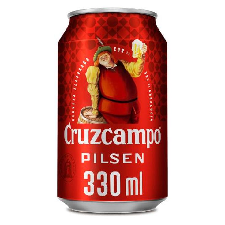 CERVEZA 4,8º CRUZCAMPO LATA 33 CL