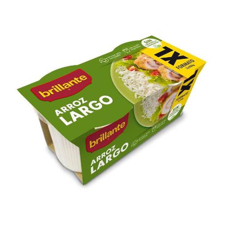 ARROZ COCIDO LARGO 2X200 BRILLANTE PACK 400 GR