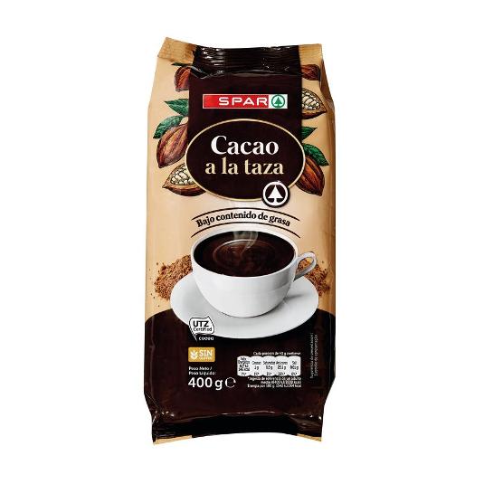 CACAO POLVO A LA TAZA SPAR BOLSA 400 GR