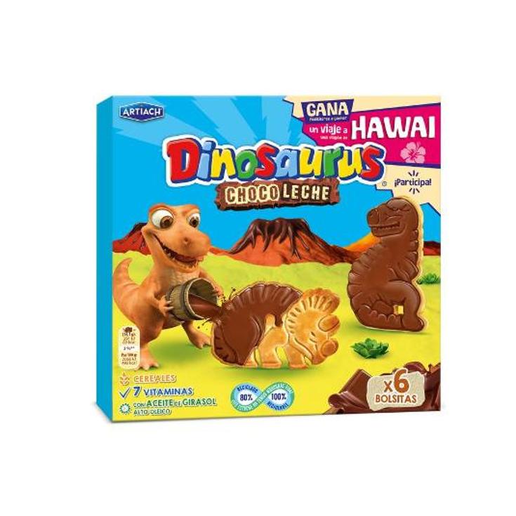 GALLETAS DINOSAURUS CHOCO-LECHE ARTIACH CAJA 255 GR